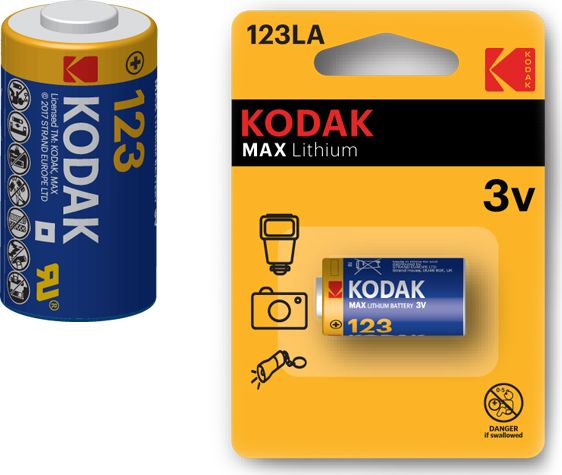 Kodak Battery Max CR123 1 pc. Baterija