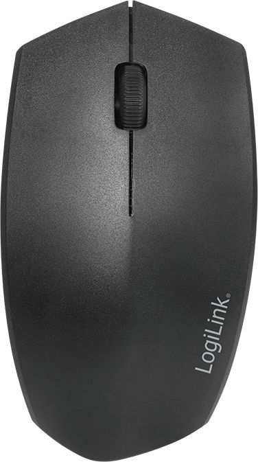 LogiLink Maus Bluetooth 4.2 + Funk 2,4 GHz, dual-Modus black Datora pele