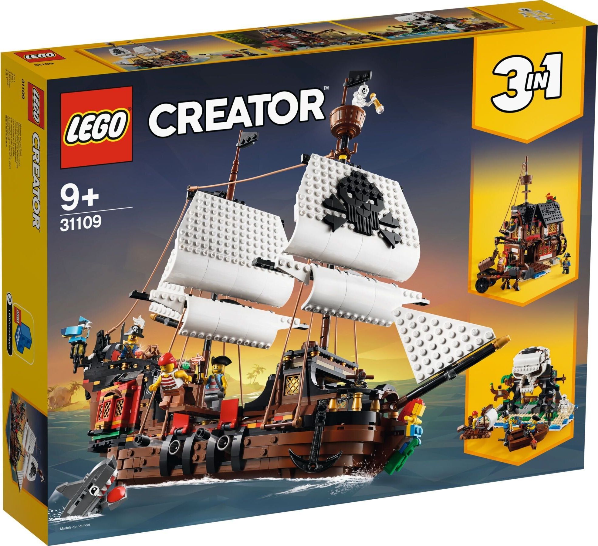 LEGO Creator Pirate Ship - 31109 LEGO konstruktors