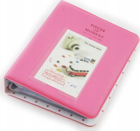 LoveInstant Album for 64 Photos for Fujifilm INSTAX MINI 7 8 9 11 - Pink foto, video aksesuāri