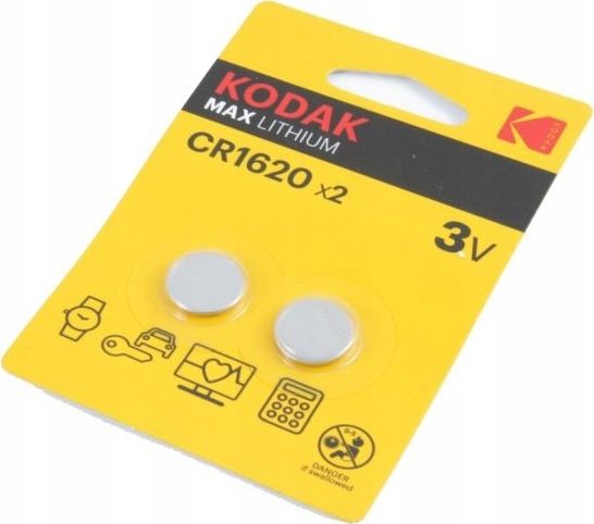 Kodak Bateria Max CR1620 2 szt. SB5291 (887930417692) Baterija