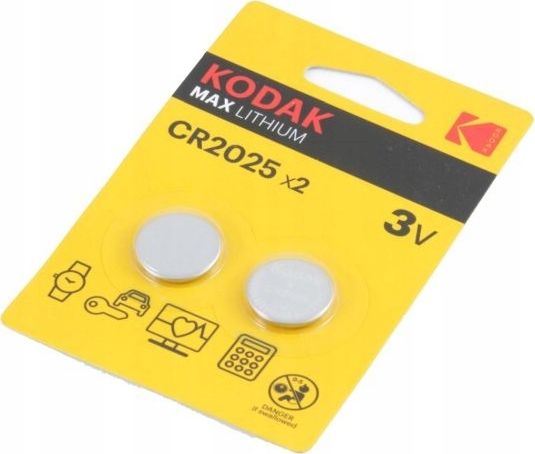 Kodak Bateria Max CR2025 2 szt. SB5261 (0887930417678) Baterija