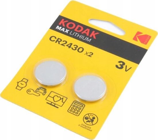 Kodak Bateria Max CR2430 2 szt. SB5289 (887930417753) Baterija