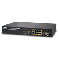 PLANET GS-4210-8P2S Switch 8p GEth PoE + 2x SFP komutators