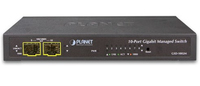 PLANET 8-Port GE + 2-Port SFP Managed Desktop Switch komutators