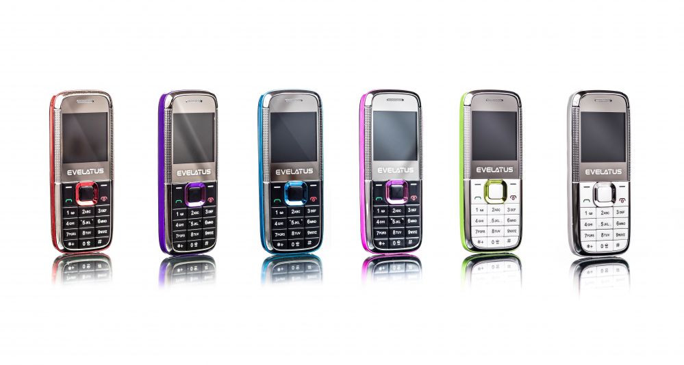 Evelatus         -         Mini DS (EM01)      Black Purple EM01PRL Mobilais Telefons