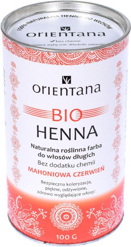 Orientana BIO Henna Mahoniowa Czerwien 100g ORI06867 (5902596416867)