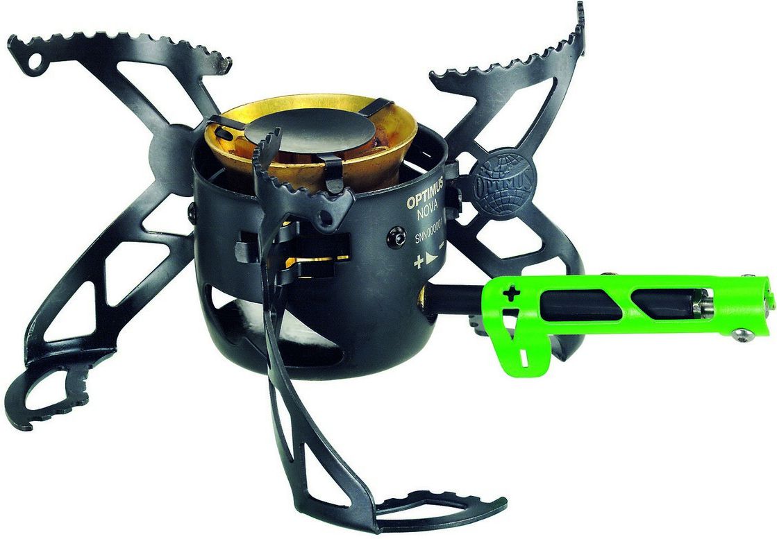 Optimus Nova gas stove (black, multifuel expedition stove) Cepeškrāsns