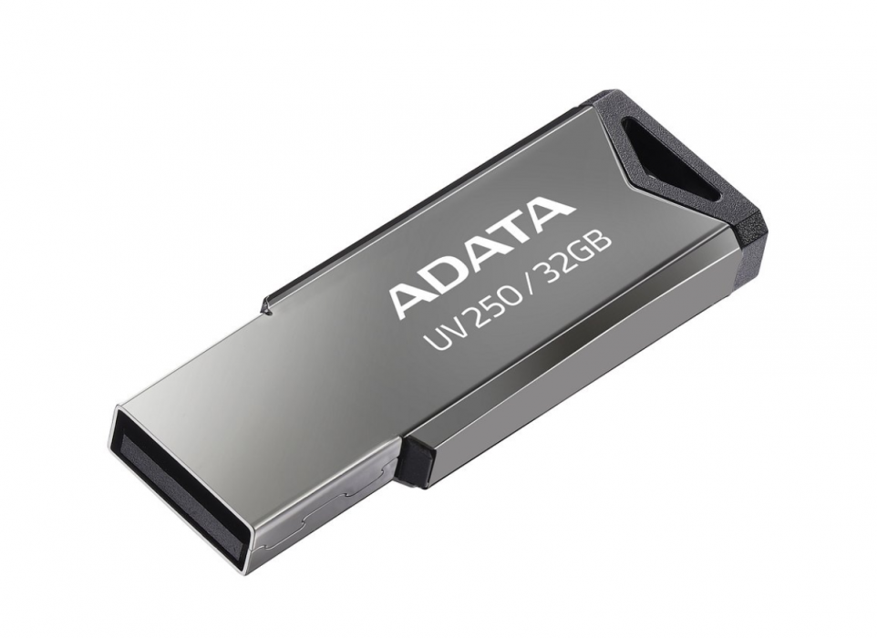 ADATA USB Flash Drive UV250 32 GB, USB 2.0, Silver USB Flash atmiņa