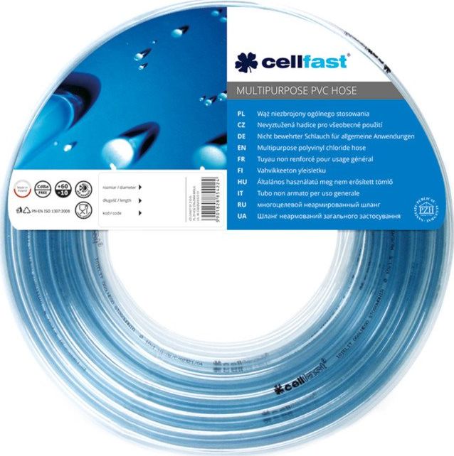 Cellfast waz niezbrojony ogolnego zastosowania 4,0mm x 1,0mm 330mb (20-660) 20-660 Dārza laistīšanas iekārtas