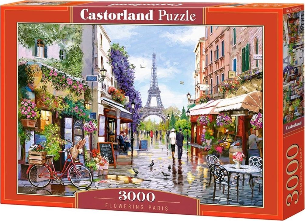 Castorland Puzzle 3000 Fowering Paris CASTOR 341374 (5904438300525) puzle, puzzle