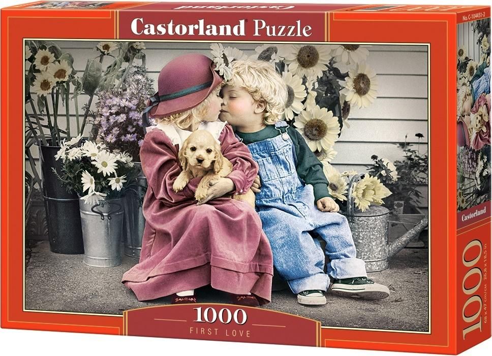 Castorland Puzzle 1000 Pierwszy Pocalunek 352429 (5904438104451) puzle, puzzle