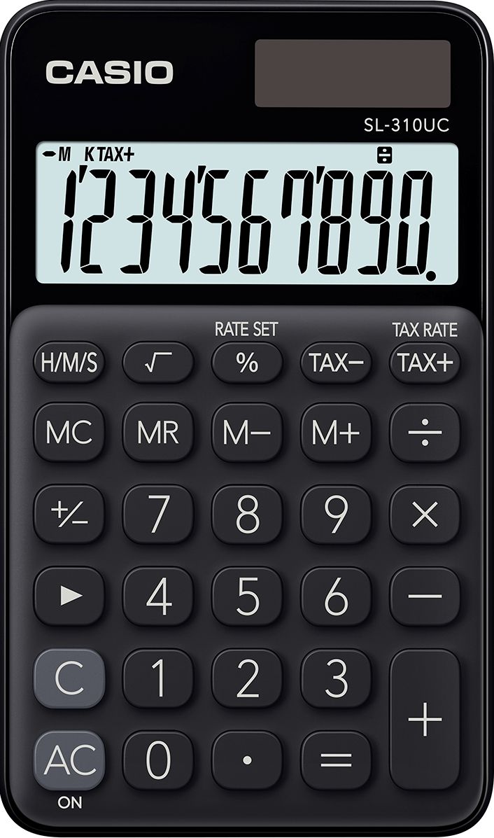 Kalkulator Casio (SL-310UC-BK-S) 4856-uniw (4549526612893) kalkulators