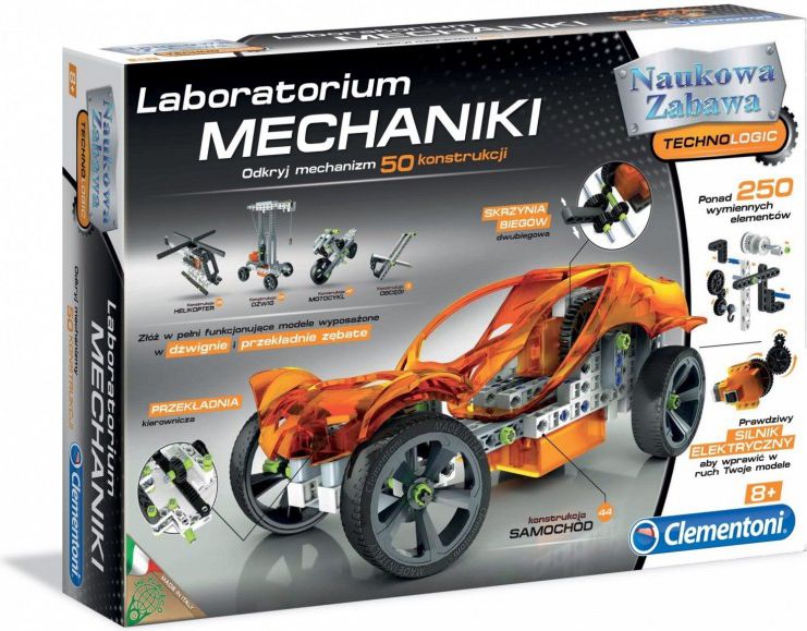 Clementoni Laboratorium mechaniki - (60595) konstruktors