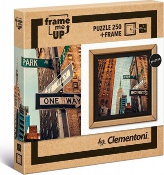 Clementoni Puzzle 250 elementow Frame Me Up - Droga jednokierunkowa GXP-683682 (8005125385027) puzle, puzzle