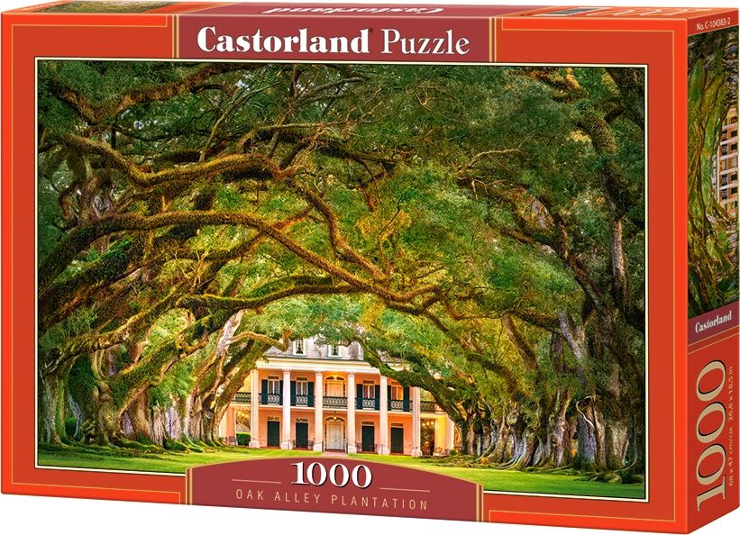 Castorland Puzzle Oak Alley Plantation 1000 elementow 341396 (5904438104383) puzle, puzzle