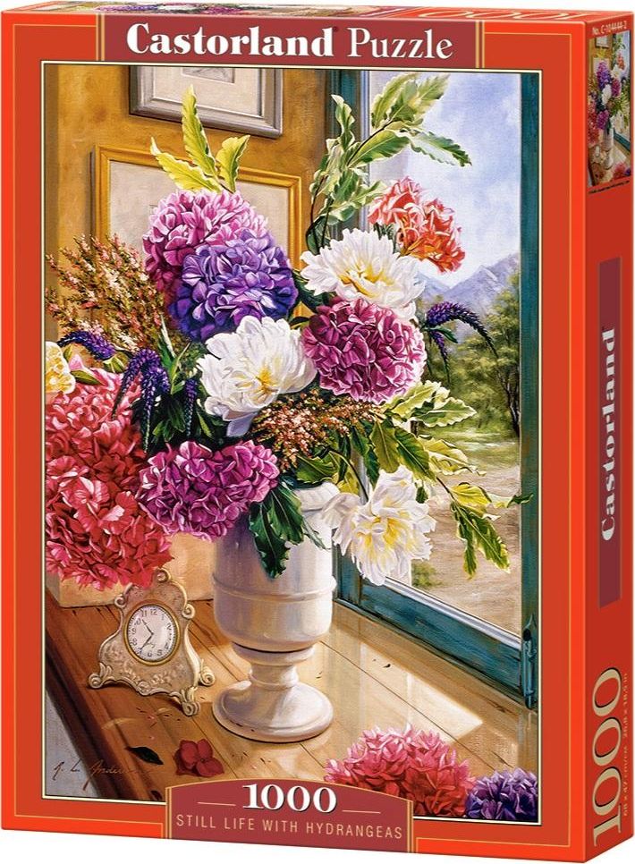 Castorland Puzzle 1000 Still life with hydrangeas CASTOR puzle, puzzle