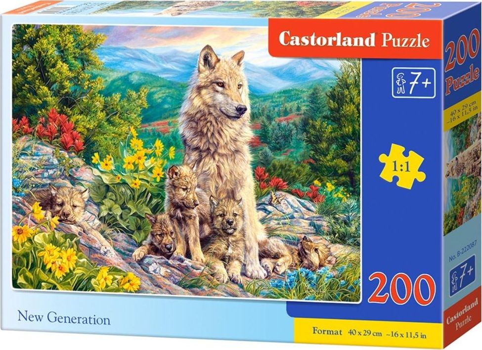 Castorland Puzzle 200 New Generation CASTOR 342928 (5904438222087) puzle, puzzle