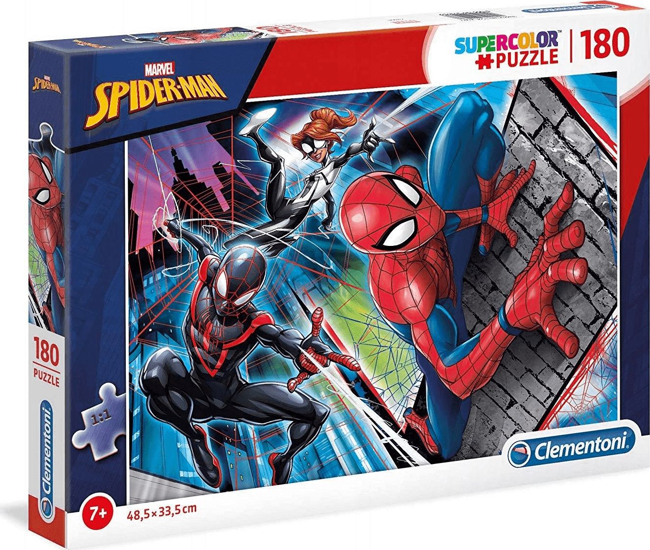 Clementoni Puzzle 180 elementow Spider-Man GXP-683664 (8005125292936) puzle, puzzle