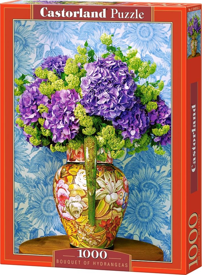 Castorland Puzzle Hydrangeas 1000 elementow 341417 (5904438104352) puzle, puzzle