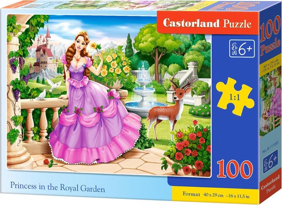 Castorland Puzzle 100 Princess in the Royal Garden CASTOR 342921 (5904438111091) puzle, puzzle