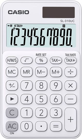 Casio SL-310UC-WE white kalkulators