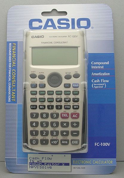 Kalkulator Casio FC-100V-S FC-100V-S (4971850172147) kalkulators