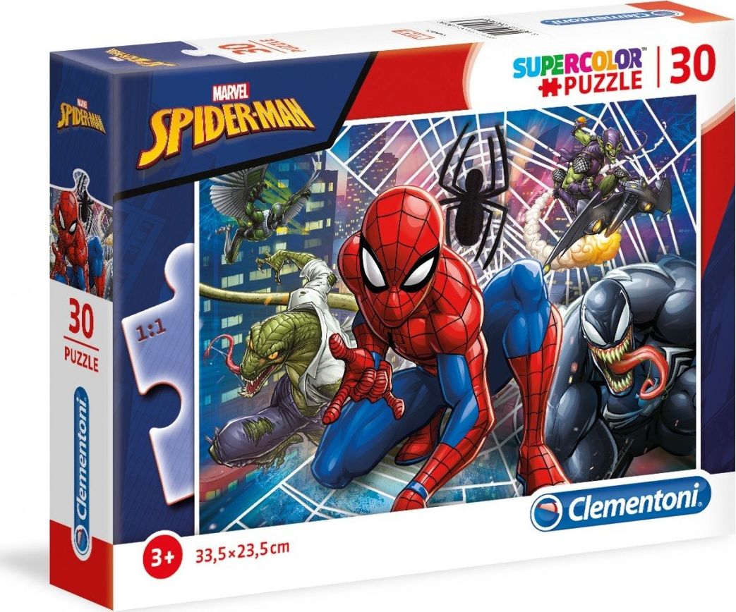 Clementoni Puzzle 30 elementow Spider-Man GXP-683612 (8005125202508) puzle, puzzle