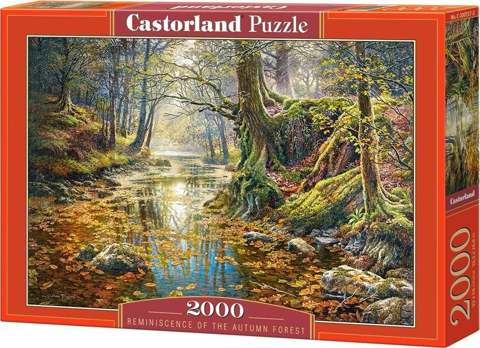 Castorland Puzzle 2000 Memories of the autumn forest puzle, puzzle