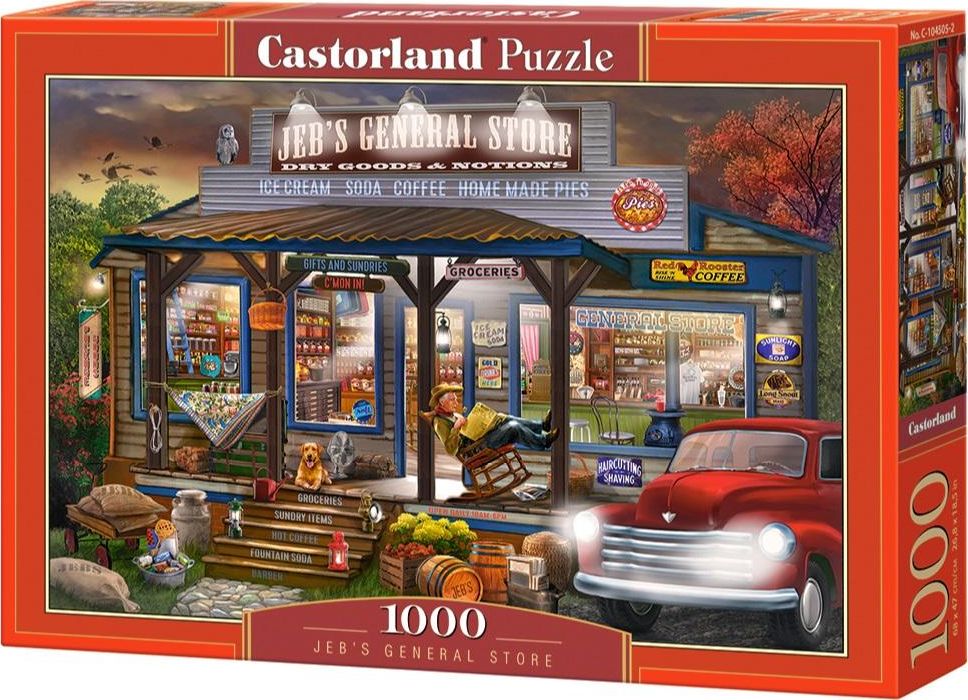 Castorland Puzzle 1000 Jeb's general store CASTOR 345922 (5904438104505) puzle, puzzle