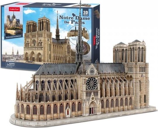 Cubicfun Puzzle 3D Notre Dame Cathedral 293 elements puzle, puzzle