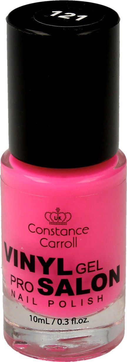 Constance Carroll Constance Carroll Lakier do paznokci z winylem nr 121 Neon Light Pink 10ml 556393 (5902249466393)