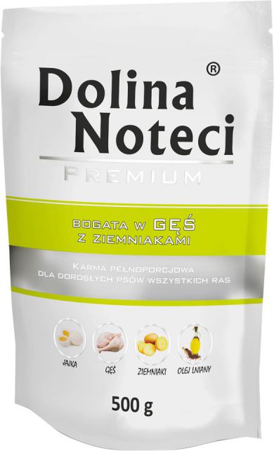 Dolina Noteci Premium bogata w ges z ziemniakami 500 g 5900842016809 (5902921300830) barība suņiem