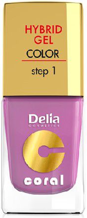 Delia Cosmetics Coral Hybrid Gel Emalia do paznokci nr 05 roz pudrowy 11ml 715555 (5901350455555)