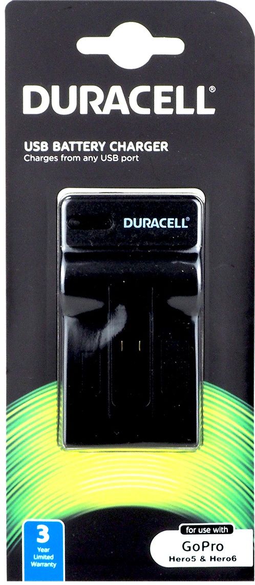Duracell Charger w. USB Cable for GoPro Hero 5 and 6 Battery iekārtas lādētājs