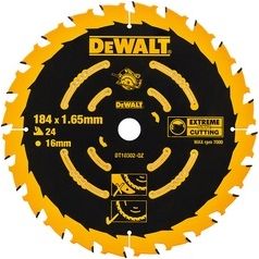 Dewalt EXTREME circular saw blade for corded saws 184mm 24 teeth (DT10302-QZ)