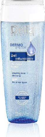 Delia Dermo System Zel odswiezajacy do mycia twarzy 200ml 714713 (5906750894713) kosmētikas noņēmējs