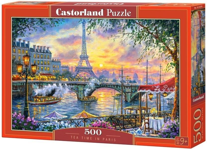 Castorland Puzzle 500 Tea Time in Paris 292973 (5904438053018) puzle, puzzle