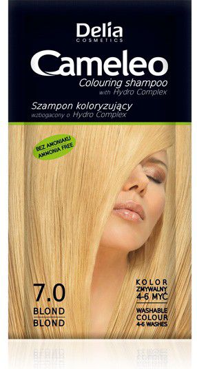 Delia Cosmetics Cameleo Szampon koloryzujacy 7.0 blond 710210 (5906750890210)