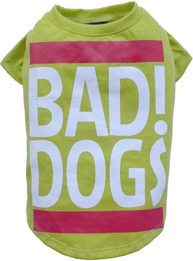 DoggyDolly Koszulka Bad Dogs zielona r. L DD-T537-L (8859122725795)