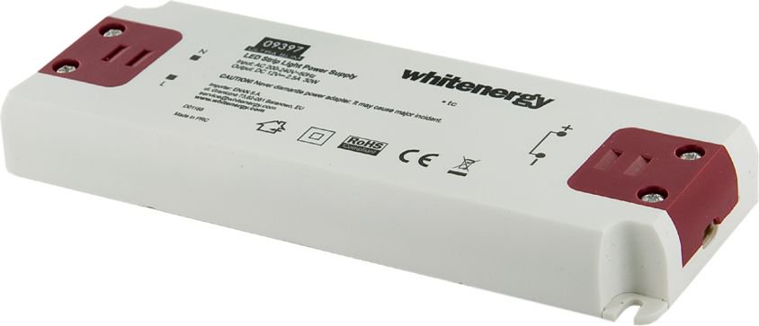 Whitenergy power supply for LED Ultra Slim 230V|30W|12V apgaismes ķermenis