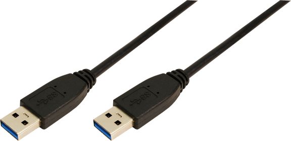 Kabel USB LogiLink Kabel USB 3.0 Typ-A do Typ-A dl. 2m - CU0039 USB kabelis