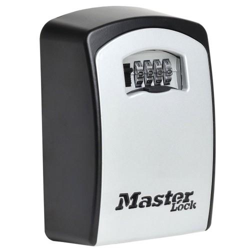 MasterLock Key Lock Box - aluminium body/4 digits resettable combination/wall mounted body