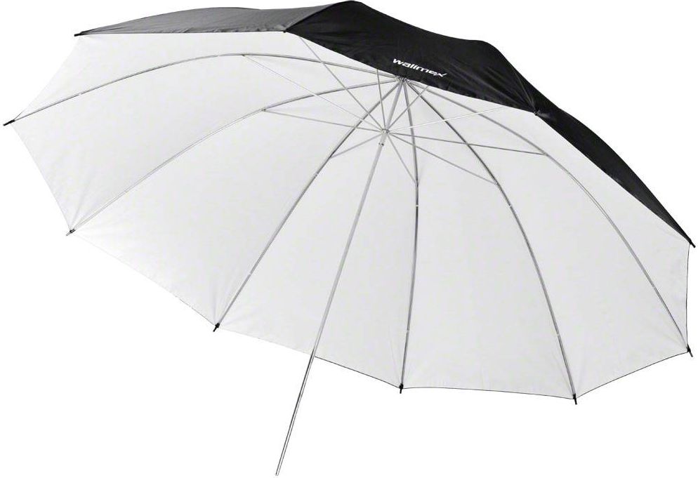 Walimex Reflex Umbrella black/white, 84cm (17657) apgaismes ķermenis