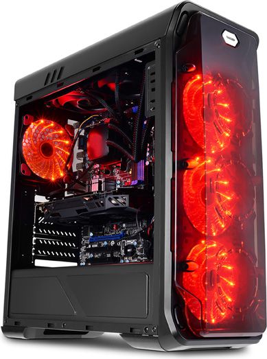 CASE LC-POWER GAMING     988B RED TYPHOON Datora korpuss