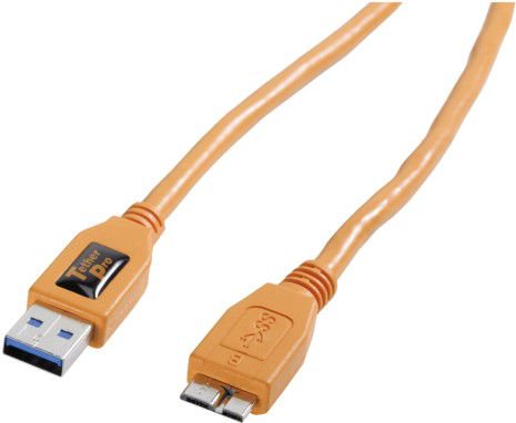Tether Tools TetherPro USB 3.0 A/Micro B, 4.6m, Pomaranczowy (CU5454) apgaismes ķermenis