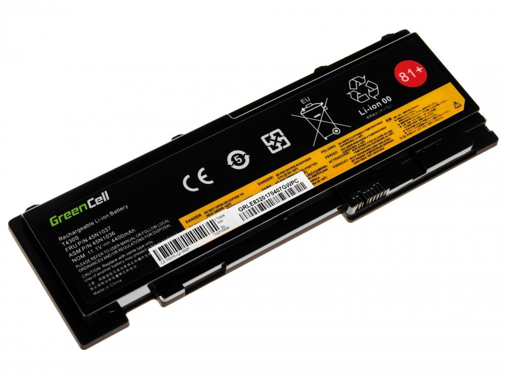 Green Cell Battery for Lenovo ThinkPad T430s T430si / 11,1V 3400mAh akumulators, baterija portatīvajiem datoriem