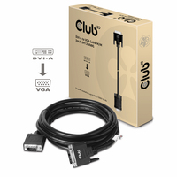 CLUB 3D DVI-A to VGA Cable M/M 3m 28AWG video karte