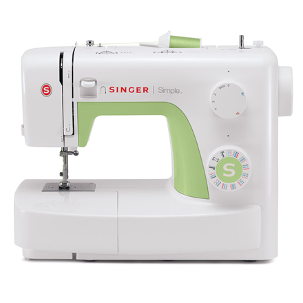 Singer Sewing Machine Simple 3229 Number of stitches 31, Number of buttonholes 1, White/Green Šujmašīnas