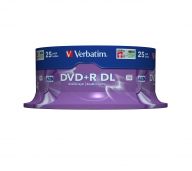 VERBATIM DVD+R DL Verbatim 8.5GB 25pc biroja tehnikas aksesuāri